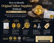 How to Identify Original Yellow Sapphire (Pukhraj) – Real vs Fake Guide
