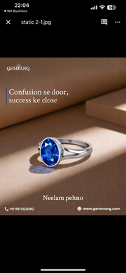Benefits of Blue Sapphire (Neelam) – Who Should Wear It?