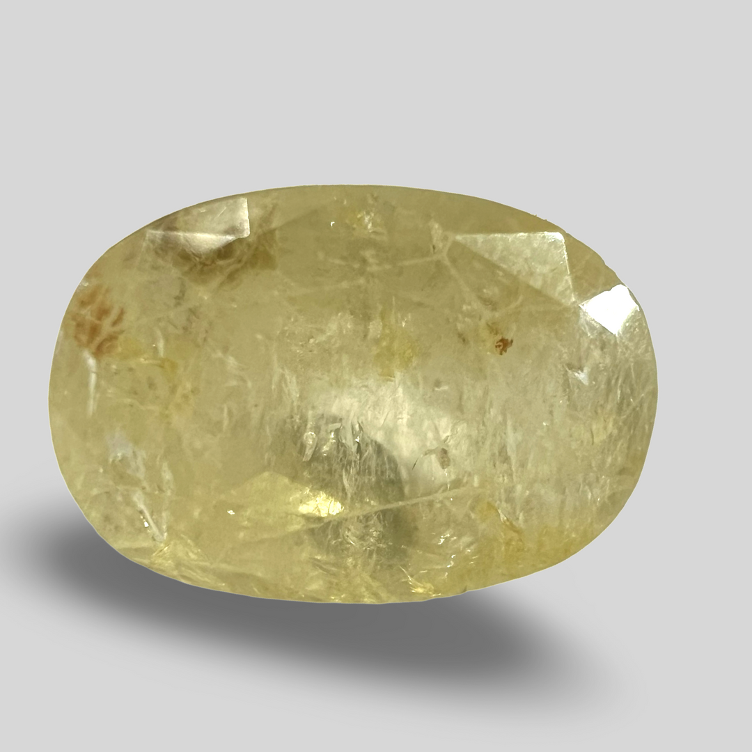 Natural Yellow Sapphire (Pukhraj) 7.9cts (62/750)