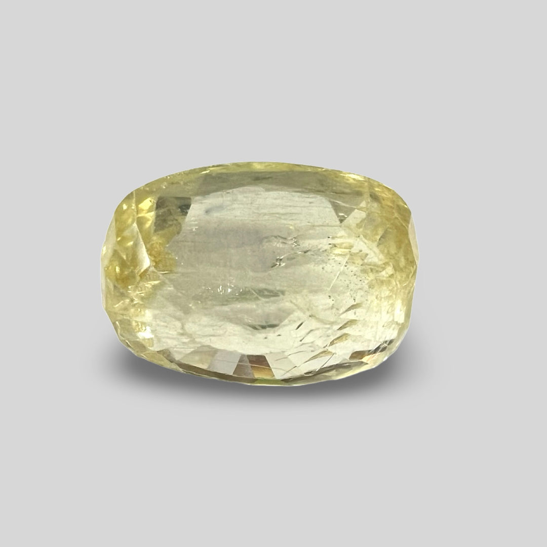Natural Yellow Sapphire (Pukhraj) 3.56cts (9/105