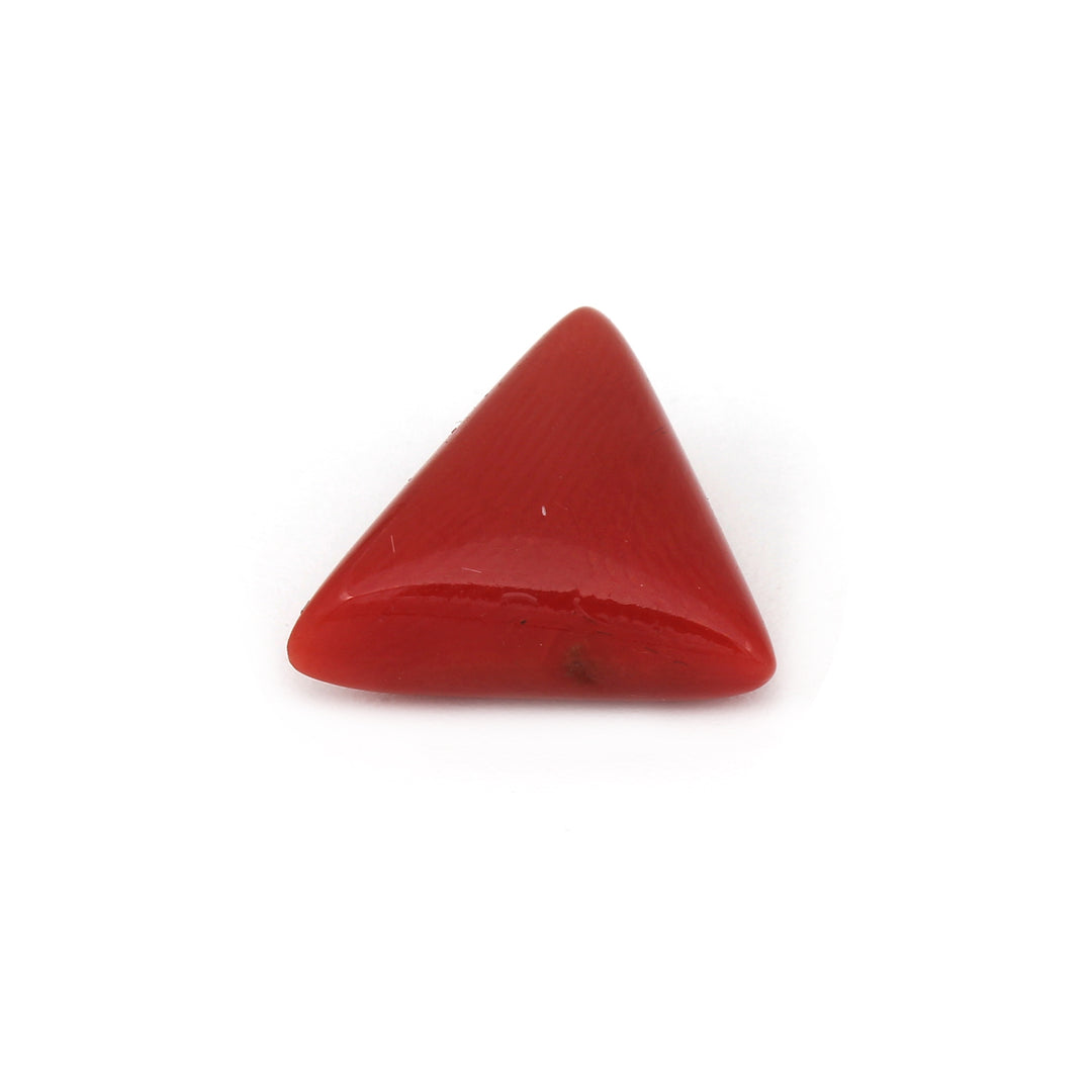 Natural Coral (Moonga) 6.98cts (7.50cts)